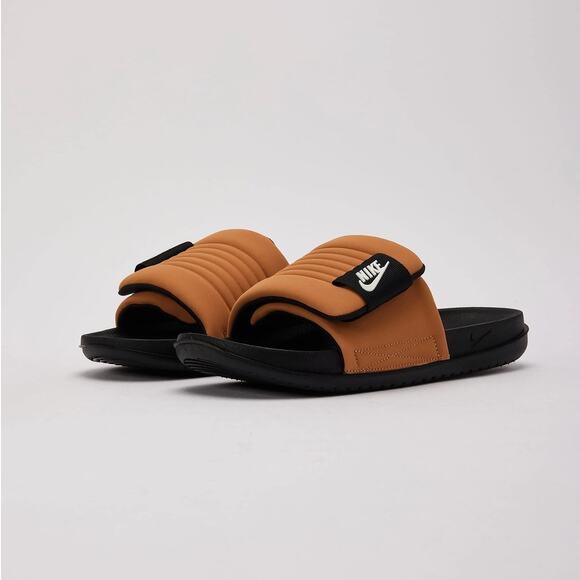 NEW Nike Offcourt Adjust Slides Men’s Size 13 Sand Tan DQ9624‑201 Comfort - Picture 1 of 7